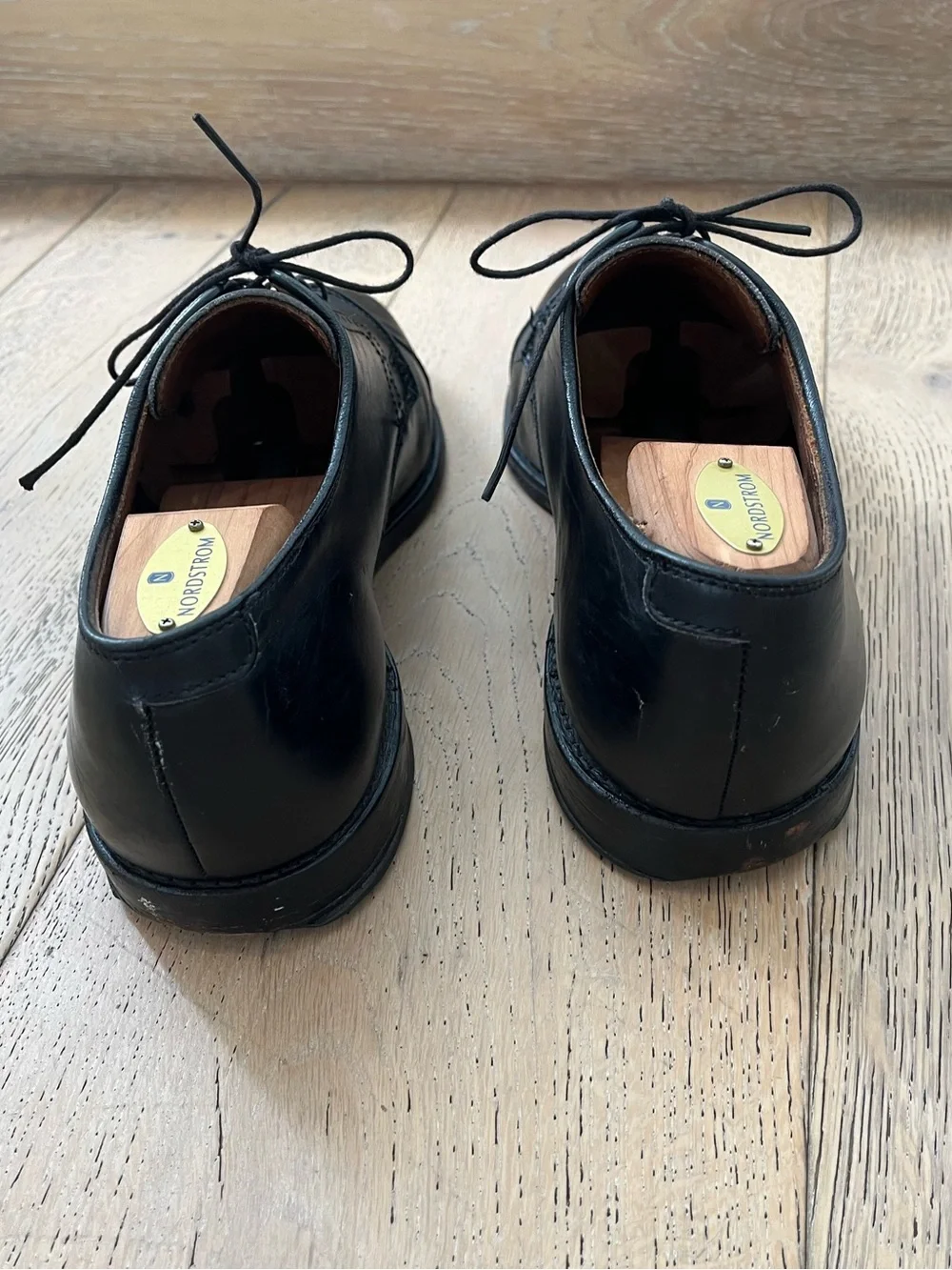 Men Leather Dress Shoe Black Size 10.5 Wedding Work Office